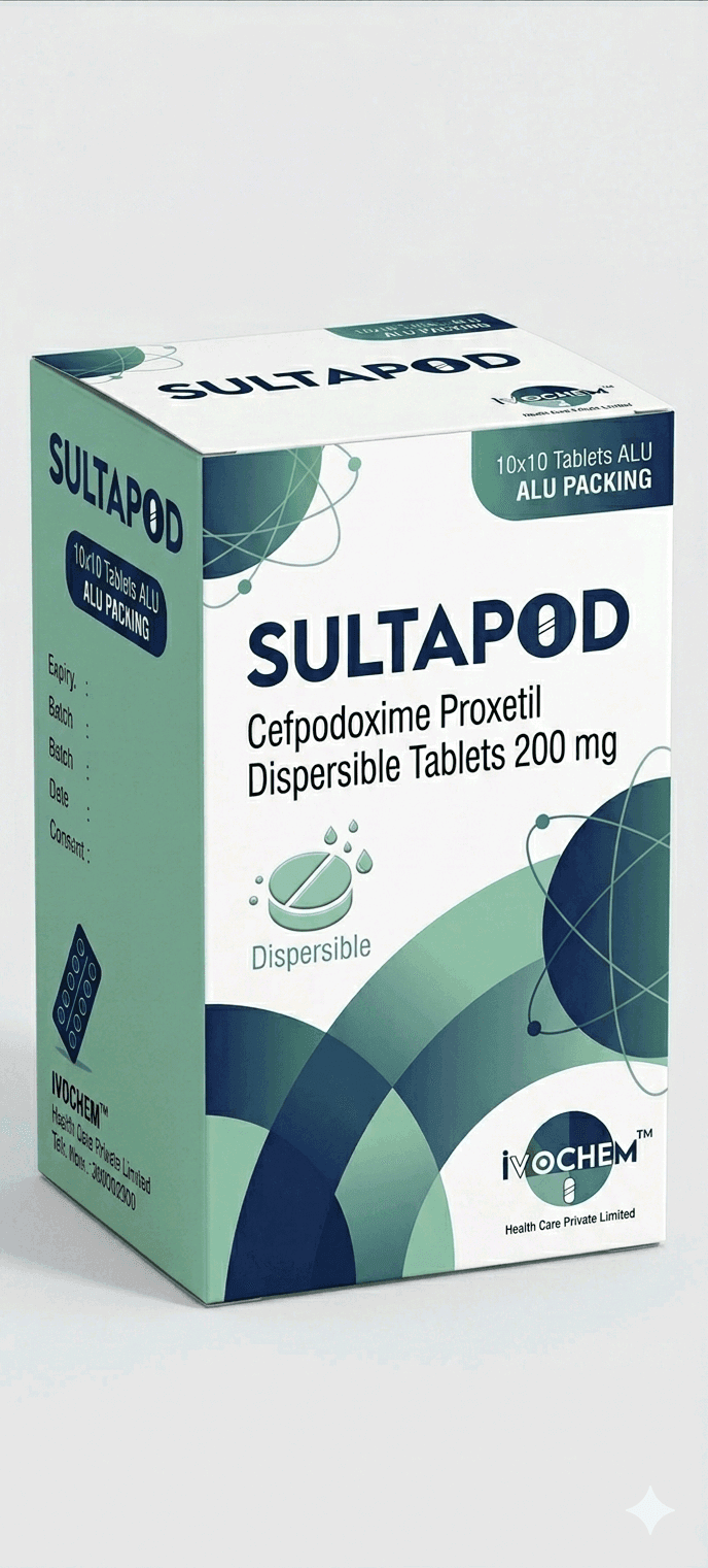 SULTAPOD — Cefpodoxime Proxetil Dispersible Tablets 200 mg